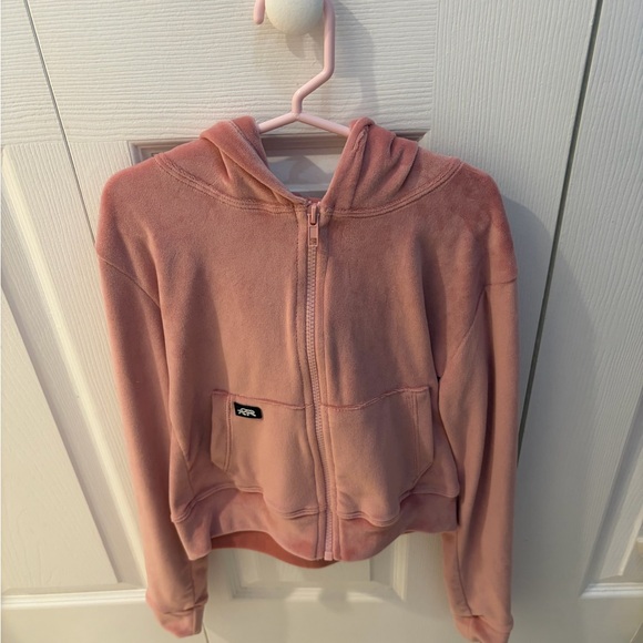 Tiger Friday Other - Tiger Friday Luxe Pink Zip-Up Hoodie and matching jogging pants.